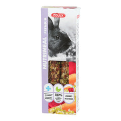 زولكس نيوتريميل بريميوم عصا الخضروات مكافأت للأرنب والأرنب القزميه, 115 جرام - متجر اليف