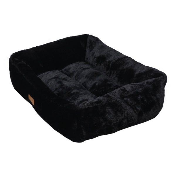 فيلاين قو براوني سرير مستطيل الشكل للقطط والكلاب, لون أسود - متجر اليف