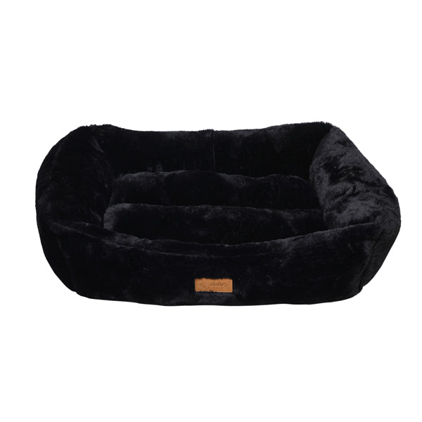 فيلاين قو براوني سرير مستطيل الشكل للقطط والكلاب, لون أسود - متجر اليف