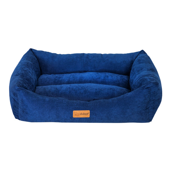 فيلاين قو سرير مستطيل الشكل للقطط والكلاب, أزرق - متجر اليف
