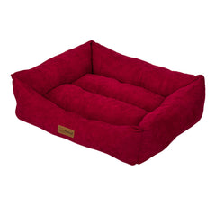 فيلاين قو سرير مستطيل الشكل للقطط والكلاب, أحمر - متجر اليف