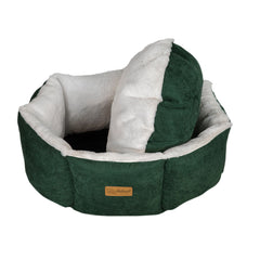 فيلاين قو كب كيك سرير دائري الشكل للقطط والكلاب, لون أخضر - متجر اليف