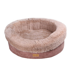 فيلاين قو دونات سرير دائري الشكل للقطط والكلاب, لون بني - متجر اليف