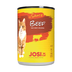 جوسي كات معلبات اللحم البقري في صلصة رطب للقطط, 415 جرام - متجر اليف