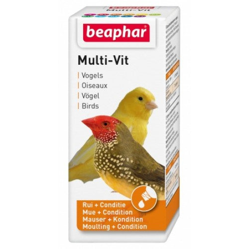 بيفار مكمل غذائي للطيور يحتوي على 12من الفيتامينات المختلفة 20مل - متجر اليف