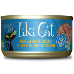 تيكي كات كولينا لوا السلمون البري والدجاج طعام رطب للقطط 85 جرام - متجر اليف