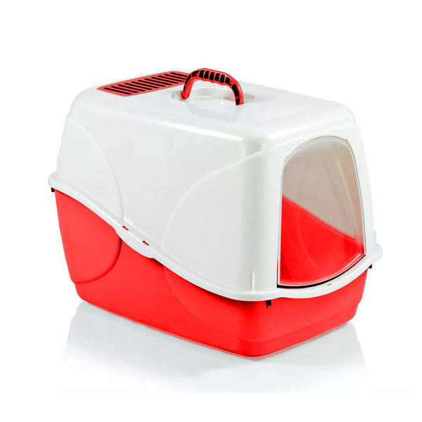 صندوق للرمل مصنوع من الفايبر بلاستيك للقطط, ألوان متعدده - متجر اليف
