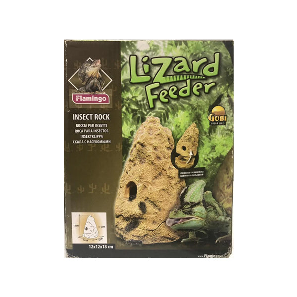 فلامينجو "Lizard Feeder" صخر لحفظ الطعام للزواحف - متجر اليف