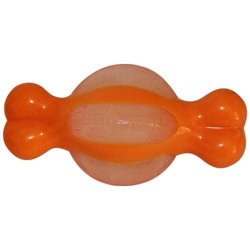 جيم دوق لعبة كلاب رائعة شكل عظمة لون برتقالي كبير - متجر اليف