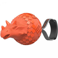 جيم دوق لعبة كلاب مسلية شكل وحيد القرن لون برتقالي مطاطية - متجر اليف