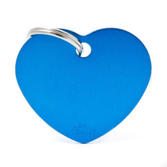 قلادة على شكل قلب - ازرق - متجر اليف